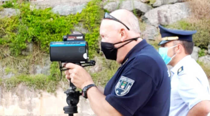 Velocità elevata sulla Sp58 a Colle Brianza, controlli della Polizia provinciale