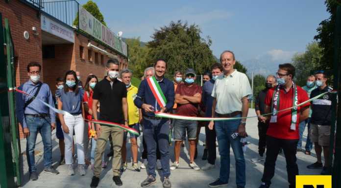 Valgreghentino. Nuovi spogliatoi e campo polifunzionale, taglio del nastro al Centro sportivo valgreghentino_spogliatoi_campo_centro_sportivo