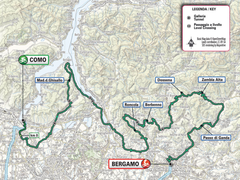 Giro di Lombardia Percorso 2021