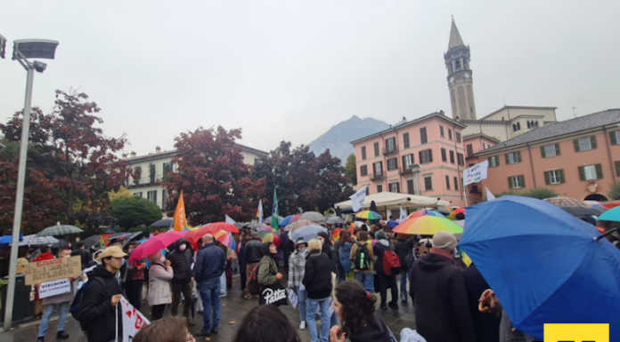 Ddl Zan, a Lecco in trecento “in piazza per i diritti”