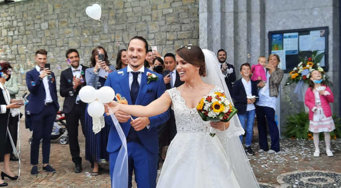 Il sindaco di Valgreghentino è convolato a nozze con la sua Elisa Matrimonio Matteo Colombo sindaco di Valgreghentino