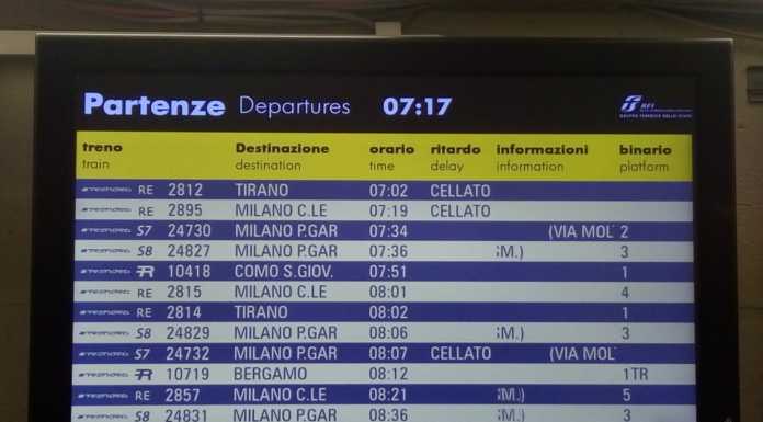 Oggi lo sciopero generale, disagi per chi viaggia sui treni