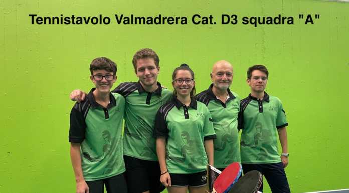 TT Valmadrera, i risultati dei campionati di tennis tavolo