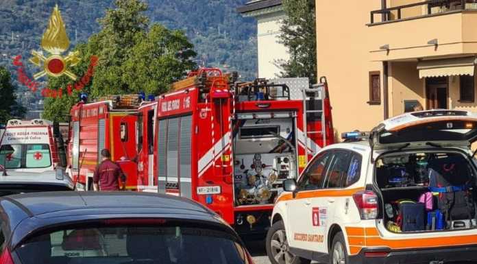 Dervio, incendio in un appartamento: una persona intossicata