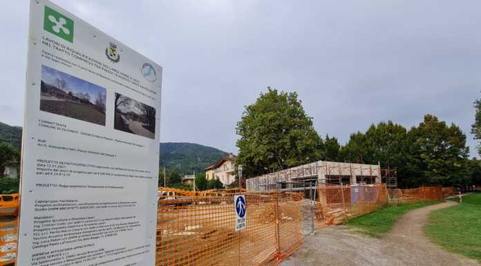 Nuova rotonda verso la conclusione, lungolago pronto per Natale lavori_lungolago_olginate