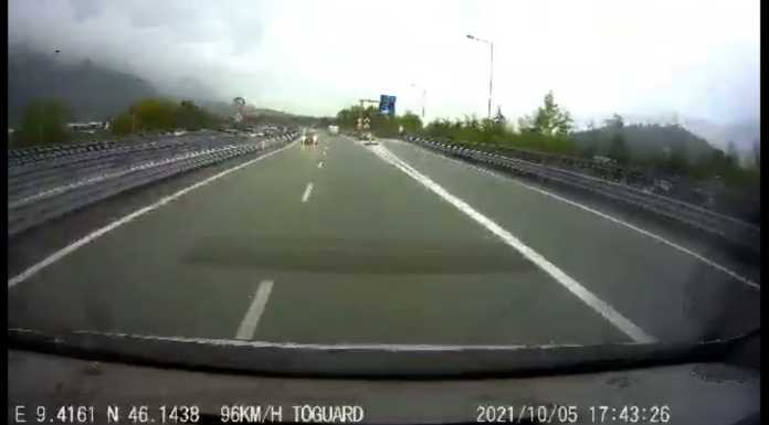 VIDEO – Auto in contromano sulla superstrada tra Colico e Piantedo