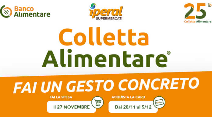 Iperal rinnova il suo impegno con la colletta alimentare