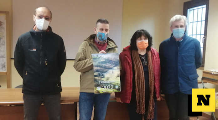 Parco del Curone: presentato il calendario 2022 dedicato ai terrazzamenti