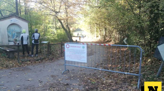 Parco del Curone: tornano le chiusure delle strade di accesso Parco del Curone transenne Fornace