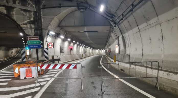 Incidente sulla SS36 Dir Lecco – Ballabio, entrata Eremo Sud galleria SS36 Dir Lecco - Ballabio