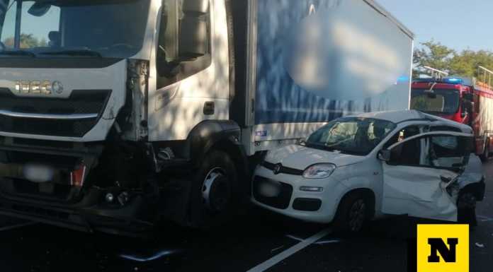 Barzago. Violento scontro tra un camion e una Panda, paura sulla Sp342 Incidente barzago