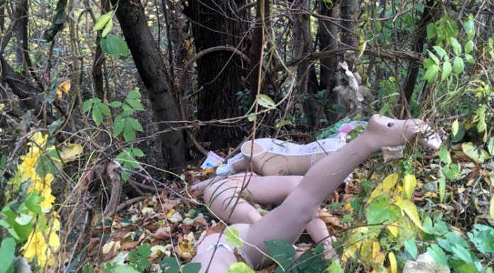 Montalbano: gli imbecilli dei rifiuti ancora in azione manichini montalbano