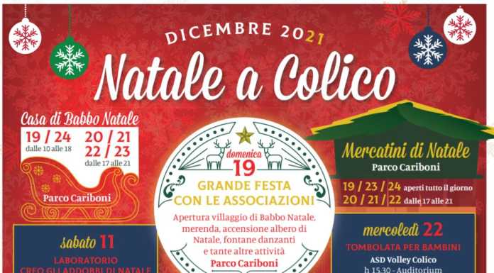 Colico si prepara al Natale: mercatini ed iniziative con le associazioni