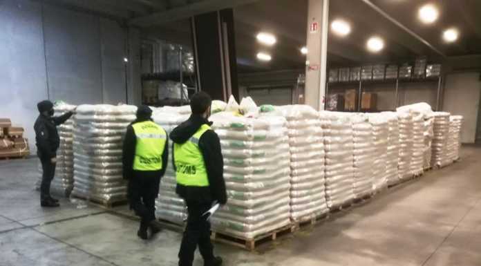 In dogana fermate e sequestrate 54 tonnellate d pellet russo
