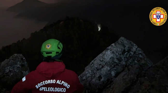 Bloccati sulla cresta nord-ovest del Monte Castello di Gaino, salvati due alpinisti
