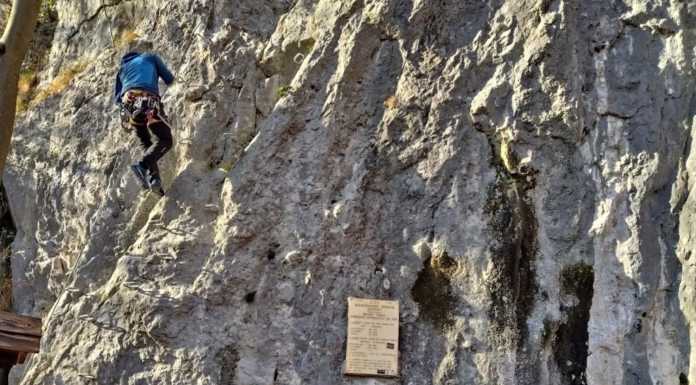 Inaugurata la ferrata del Corno Rat rimessa a nuovo dall’Osa Valmadrera