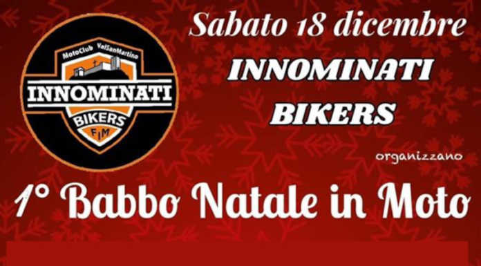 Vercurago. Babbo Natale in moto con gli Innominati Bikers