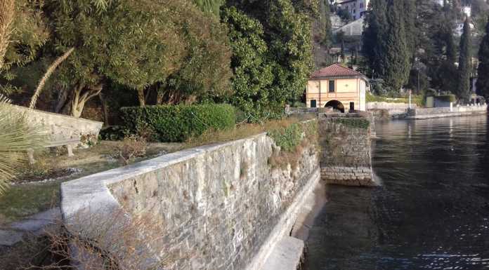 Intervento di consolidamento alle mura dei giardini di Villa Cipressi