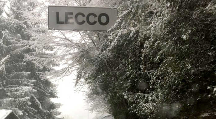 La magia della neve che ha imbiancato il lecchese Neve Lecco