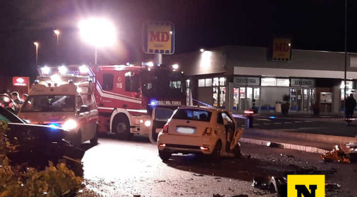 Schianto a Olginate lungo via Milano, grave un ragazzo di 20 anni Incidente Olginate