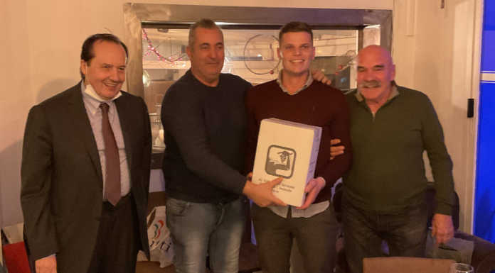 Valmadrera, festa di Natale per la prima squadra della Polisportiva