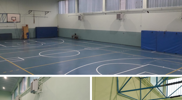 Maggianico, riqualificata la palestra della scuola media Ponchielli
