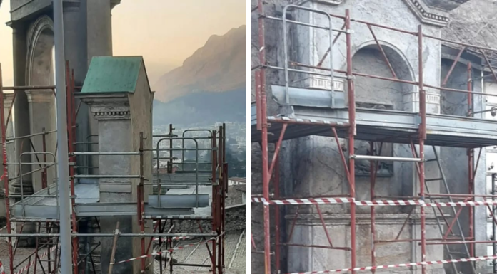 Lecco. Lavori di riqualificazione al cimitero di Rancio Alto cappellette cimitero rancio alto