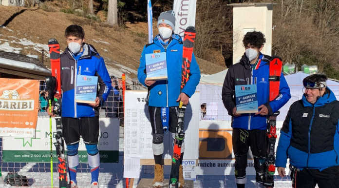 Val Palot. Bertoldini (SC Lecco) ottiene un 2° posto nello Slalom, classifica GPI Andrea Bertoldini