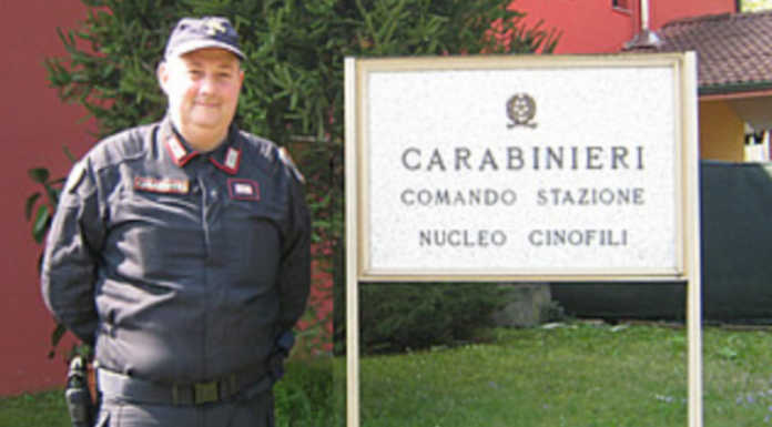 Addio al Luogotenente Mundula, per 30 anni guida del Nucleo Cinofili di Casatenovo Il Lungotenente Giovanni Mundula