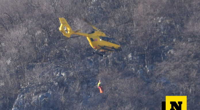 Incidente in montagna, cade e si infortuna. Soccorsi sul San Martino elisoccorso san martino