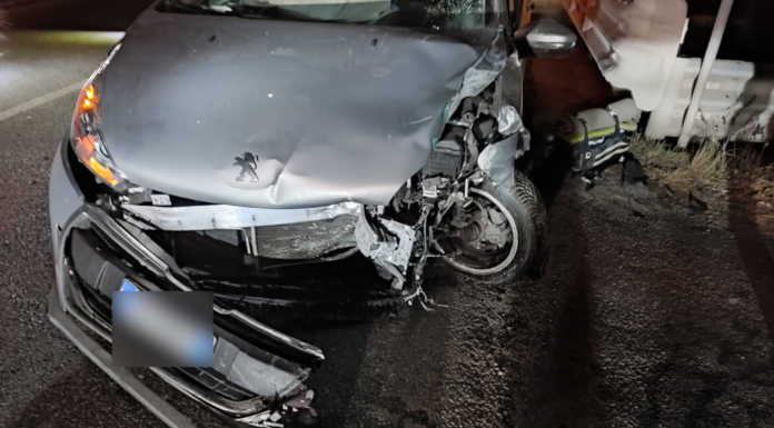 Incidente in serata in Corso Europa a Calolziocorte Incidente corso europa calolzio