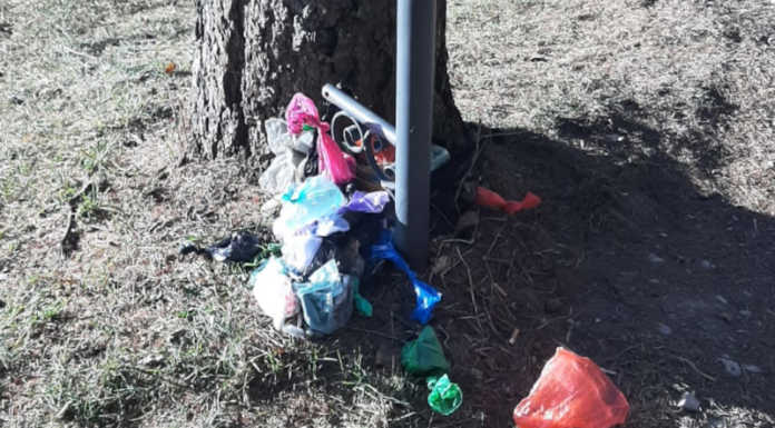 Piani Resinelli. Mascherine e rifiuti lungo la passeggiata del Belvedere