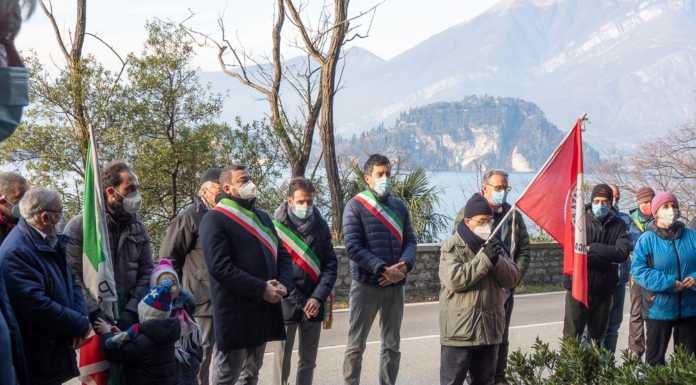 Varenna, il ricordo dei partigiani uccisi dai fascisti a Fiumelatte
