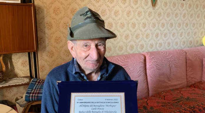 E’ morto l’alpino Carlo Poncia ultimo reduce di Russia della ANA di Colico Carlo Poncia reduce Battaglia di Nikolajewka