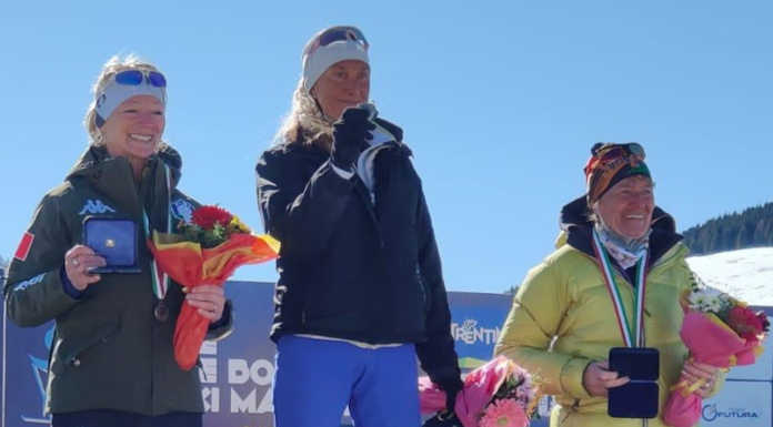 Sci di fondo. Elisabetta Amici (Sc Comunità Montana) oro nella Master F3 Elisabetta Amici sul gradino più alto del podio