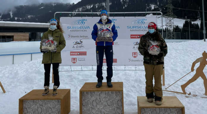 Surselva Marathon, Laura Colombo seconda assoluta e prima Under 23 laura Colombo sul gradino più alto del podio nella categoria Under 23