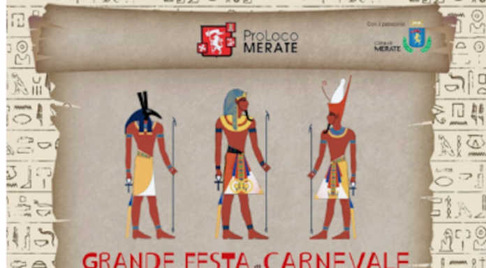Con “Merate d’Egitto” torna, il 5 marzo, la gran festa di Carnevale