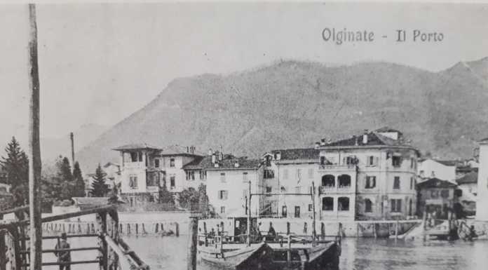 Olginate. “Fragile ormeggio”, un dialogo tra immagini nel tempo Raccolta Crippa, il porto di Olginate, 1908