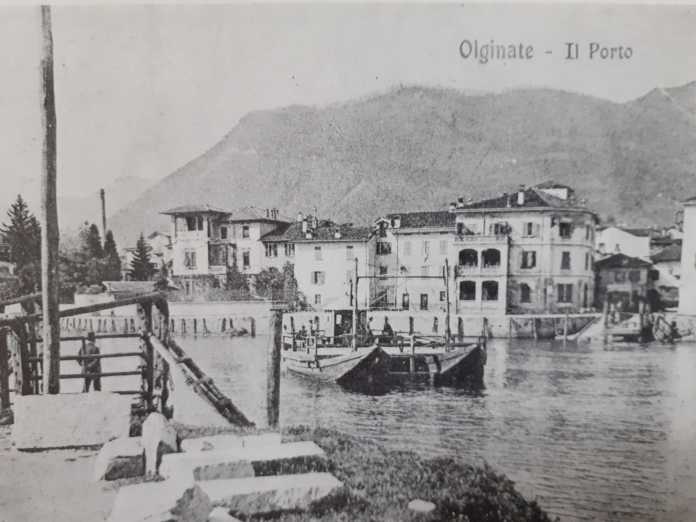 Raccolta Crippa, il porto di Olginate, 1908