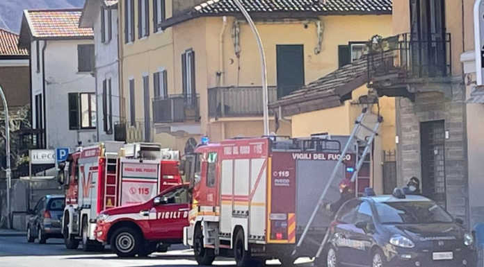 Galbiate. Principio di incendio in un appartamento, intervento dei Vigili del Fuoco