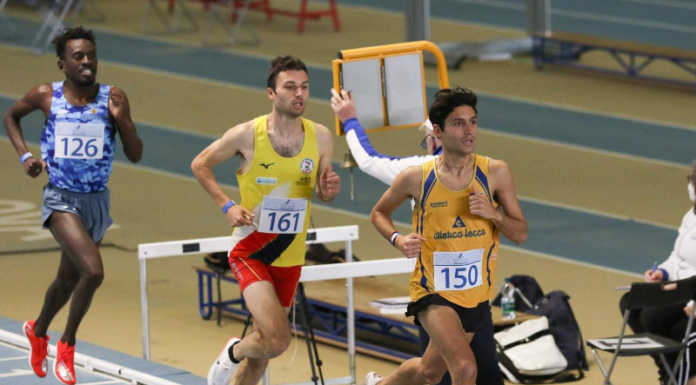 Atletica. Mattia Padovani, prestazione stellare sui 3000m indoor a Padova