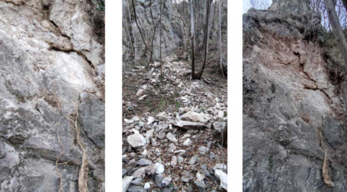 Valmadrera. Chiuso il Sentiero delle Vasche a causa di una frana