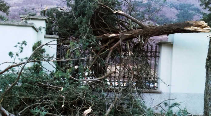 Vento forte sul lecchese, diversi interventi dei Vigili del Fuoco. Chiusa la Bellano-Taceno