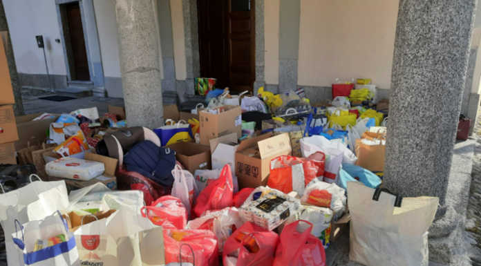 Fa il pieno la raccolta alimentare di Brivio che dona per l’Ucraina Raccolta viveri