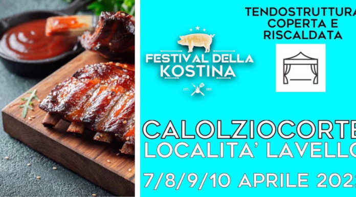 A Calolzio torna lo street food: dal 7 al 10 aprile il Festival della Kostina
