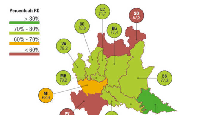 Comuni Ricicloni: provincia di Lecco senza infamia e senza lode