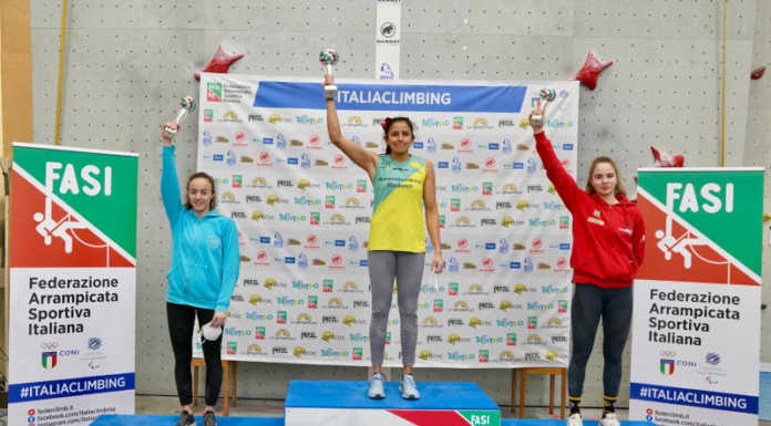 Arrampicata. Beatrice Colli terza nella prova di Coppa Italia a Brugherio