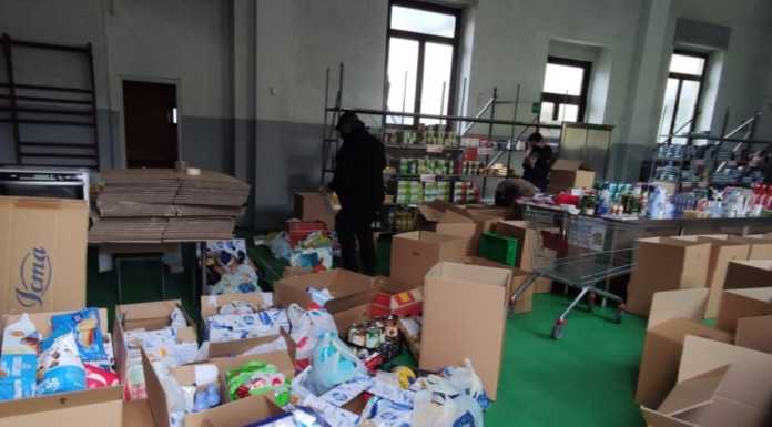 Mandello, venti profughi ucraini in paese. Quintali di viveri raccolti