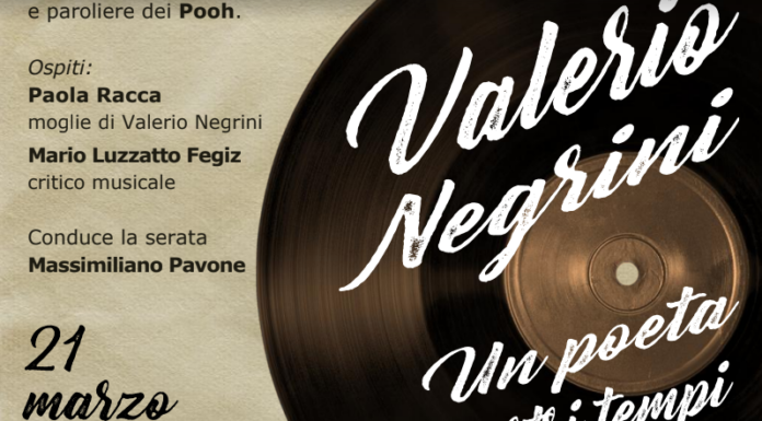 Merate: serata con Mario Luzzatto Fegiz in ricordo del paroliere Valerio Negrini