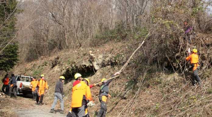 Rancio. Conclusi i lavori della squadra antincendio lungo il vallo paramassi